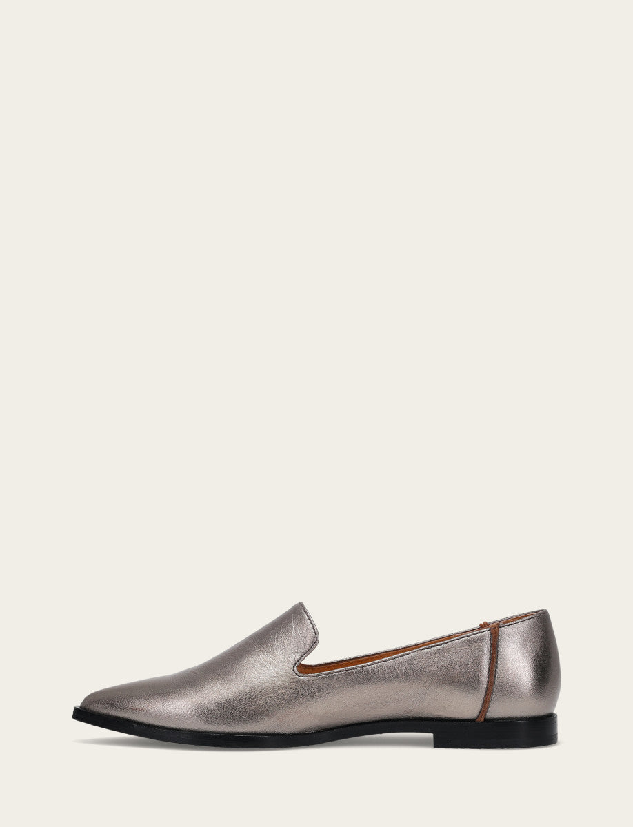 Frye Sale | Women's Dark Pewter Kenzie Venetian Loafers