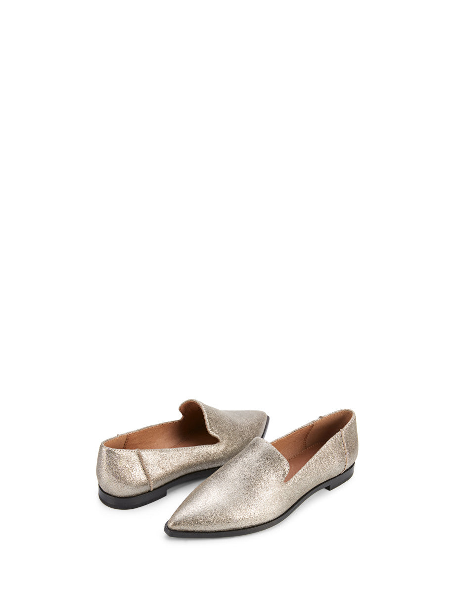 Frye New | Women's Pewter Kenzie Venetian Loafers