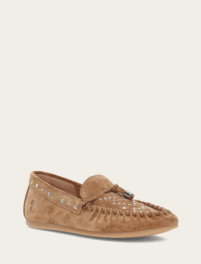 Frye Great Value | Women's Almond Naya Stud Moc Loafers