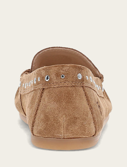 Frye Great Value | Women's Almond Naya Stud Moc Loafers