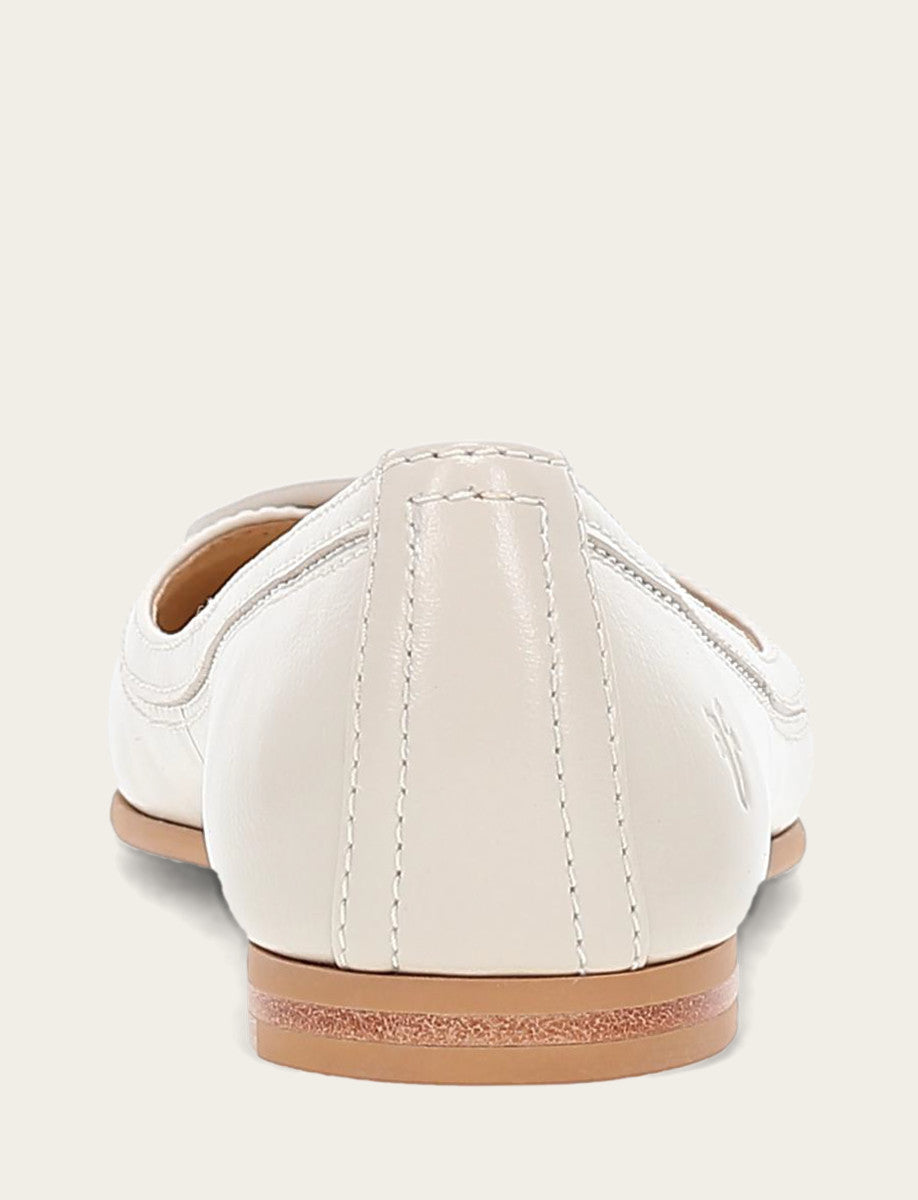 Frye Trending | Women's Ivory Carson Logo Ballet Flats