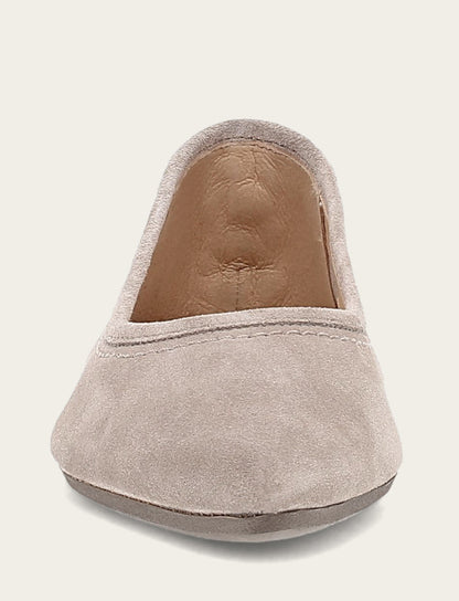 Frye Trusted | Women's Taupe Heather Ballet Flats