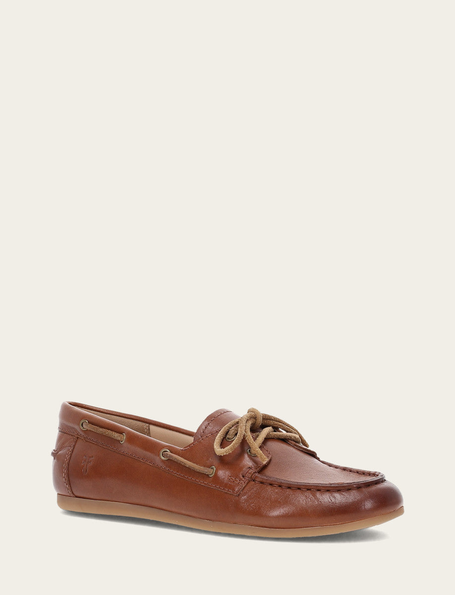 Frye Great Value | Women's Cinnamon Naya Boat Shoes
