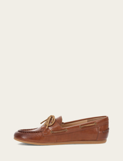 Frye Great Value | Women's Cinnamon Naya Boat Shoes