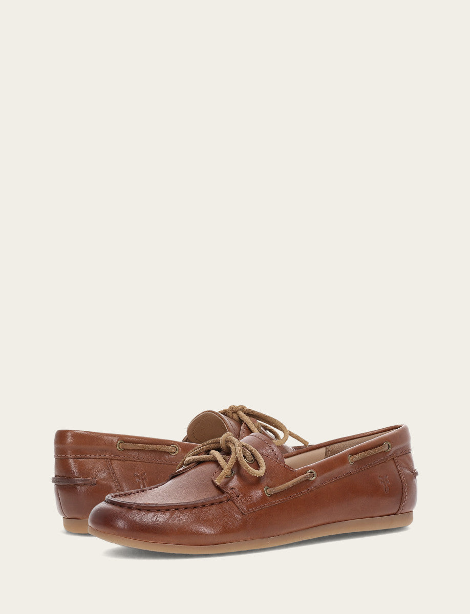 Frye Great Value | Women's Cinnamon Naya Boat Shoes