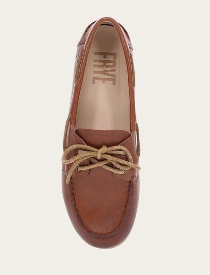 Frye Great Value | Women's Cinnamon Naya Boat Shoes