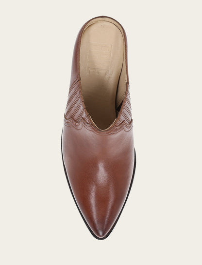Frye Featured | Women's Cinnamon Sara Western Mules