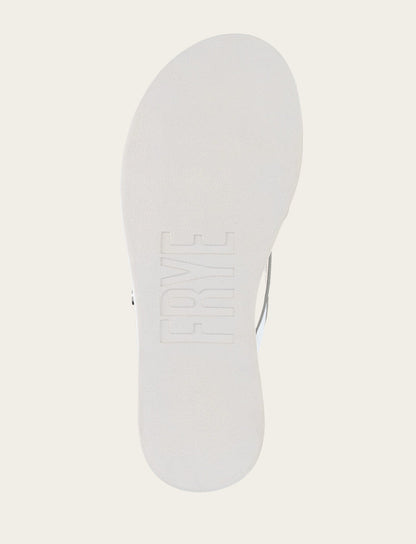 Frye Essential | Women's Silver Maya Buckle Thong Sandals
