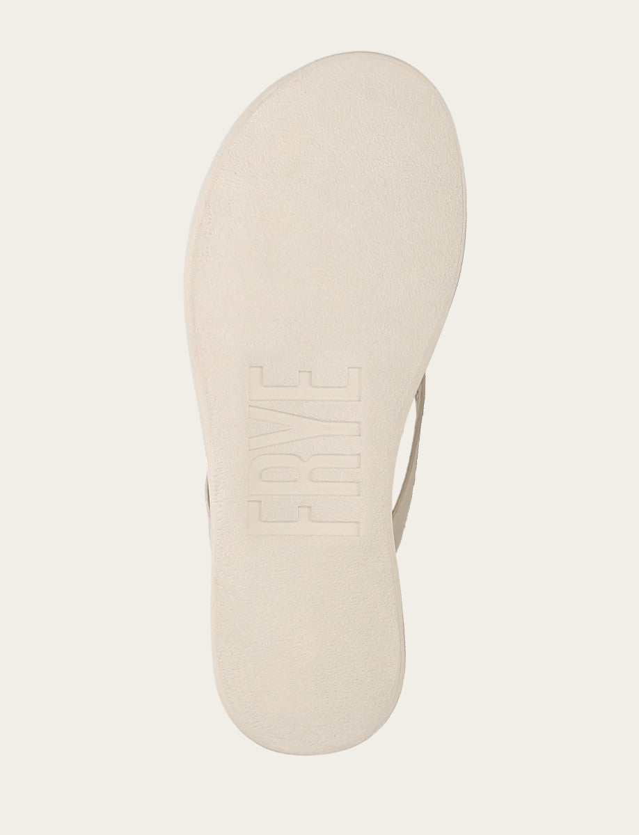 Frye Everyday | Women's Ivory Maya Buckle Thong Sandals