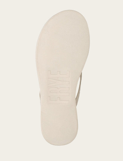 Frye Everyday | Women's Ivory Maya Buckle Thong Sandals