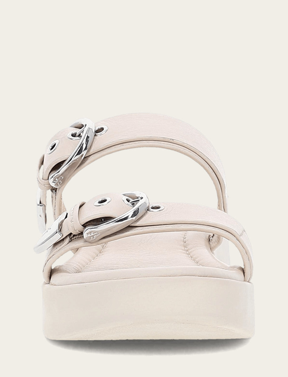 Frye Quality | Women's Ivory Maya Buckle Sandals