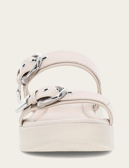 Frye Quality | Women's Ivory Maya Buckle Sandals