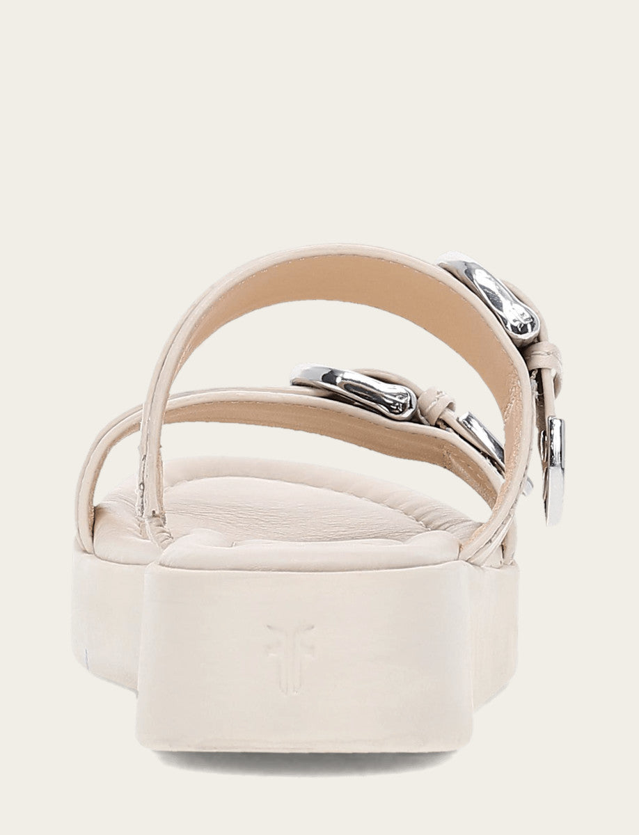 Frye Quality | Women's Ivory Maya Buckle Sandals
