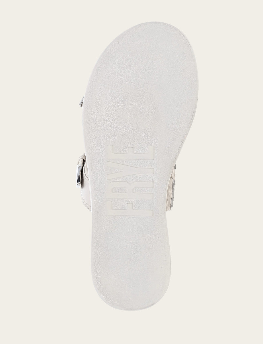Frye Quality | Women's Ivory Maya Buckle Sandals