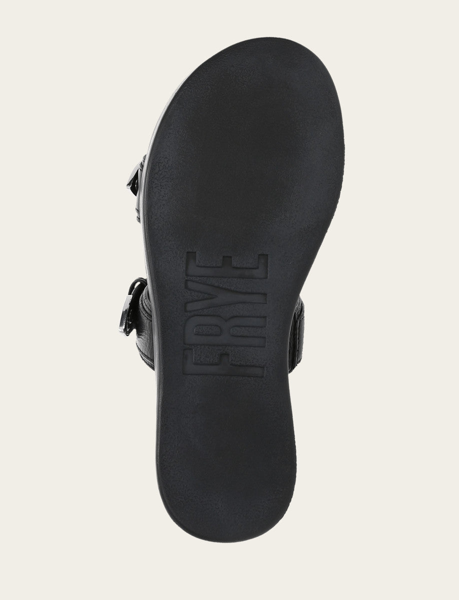 Frye New | Women's Black Maya Buckle Sandals