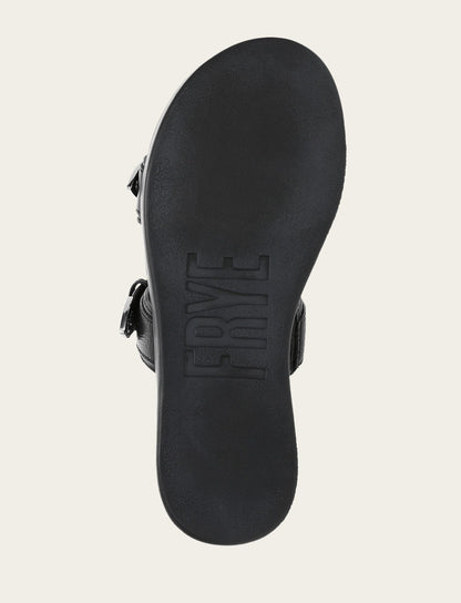 Frye New | Women's Black Maya Buckle Sandals