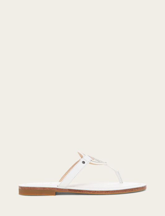 Frye Customer Favorite | Women's White Taylor Logo Sandals