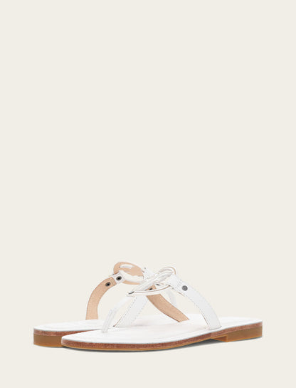 Frye Customer Favorite | Women's White Taylor Logo Sandals