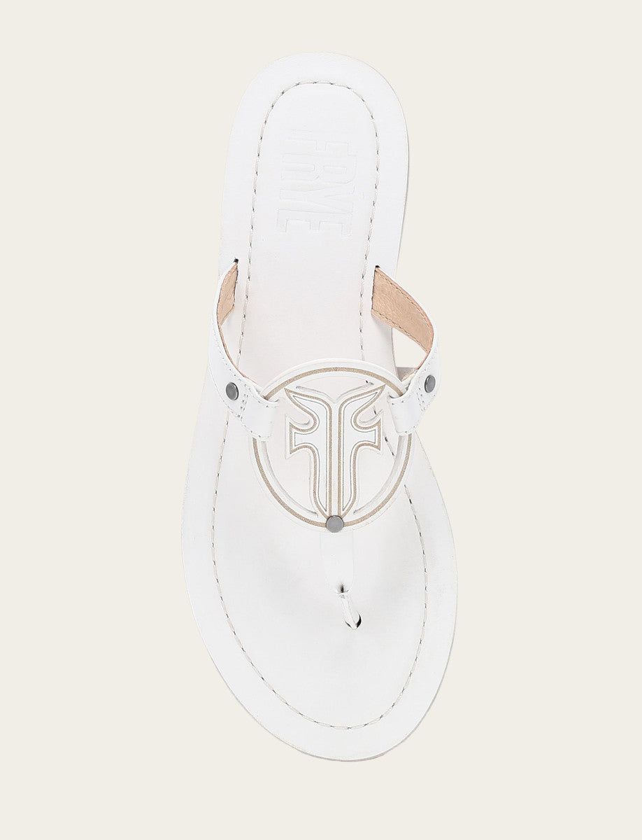 Frye Customer Favorite | Women's White Taylor Logo Sandals