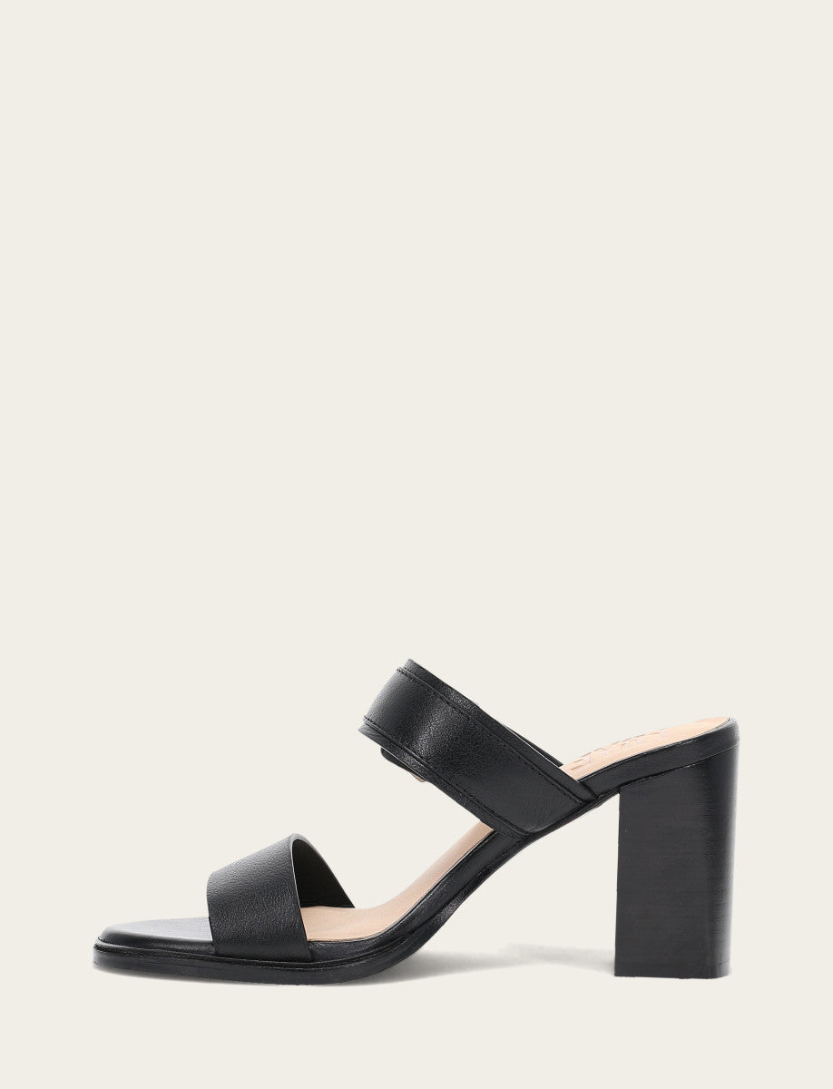 Frye Best Price | Women's Black Stella Buckle Slide Sandals