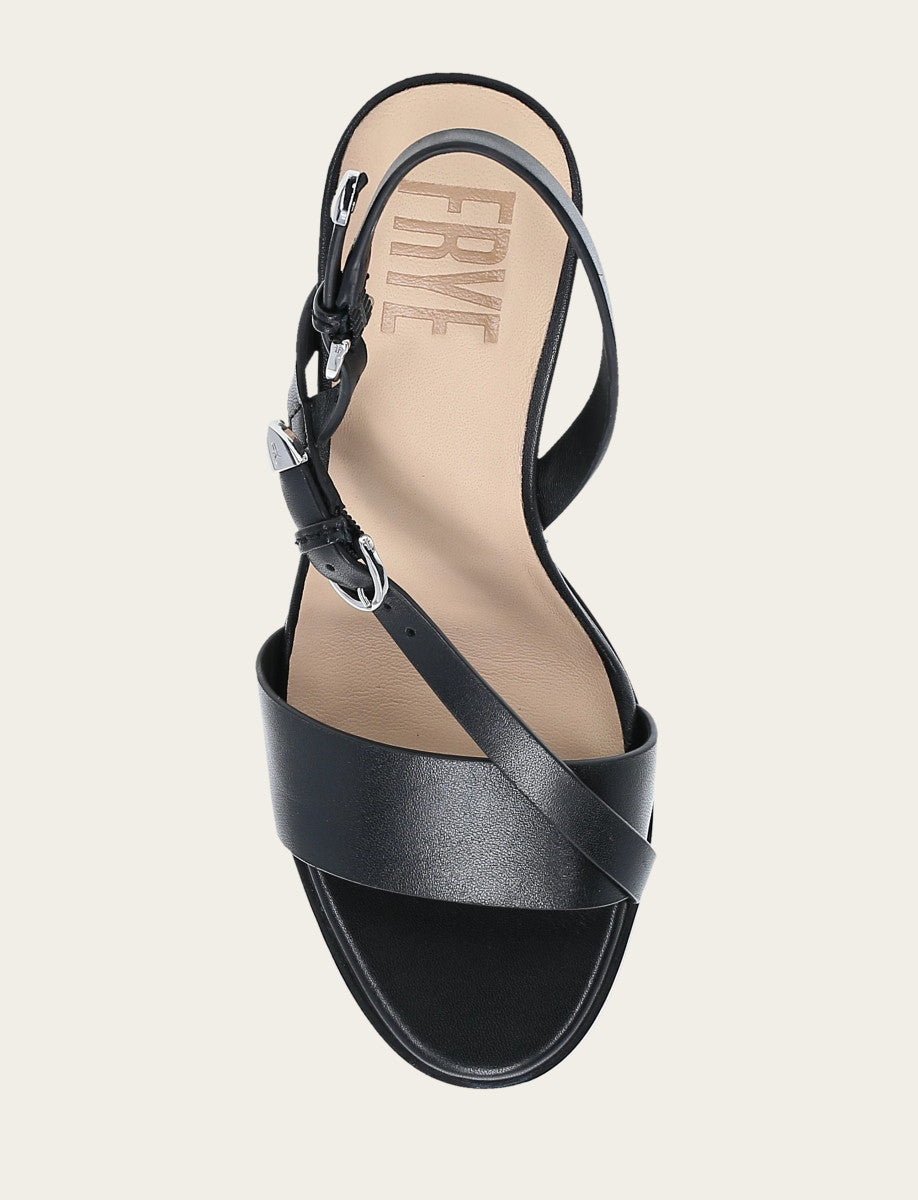Frye Hot Sale | Women's Black Rachel Buckle Sandals
