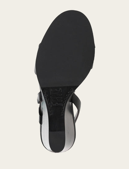 Frye Hot Sale | Women's Black Rachel Buckle Sandals