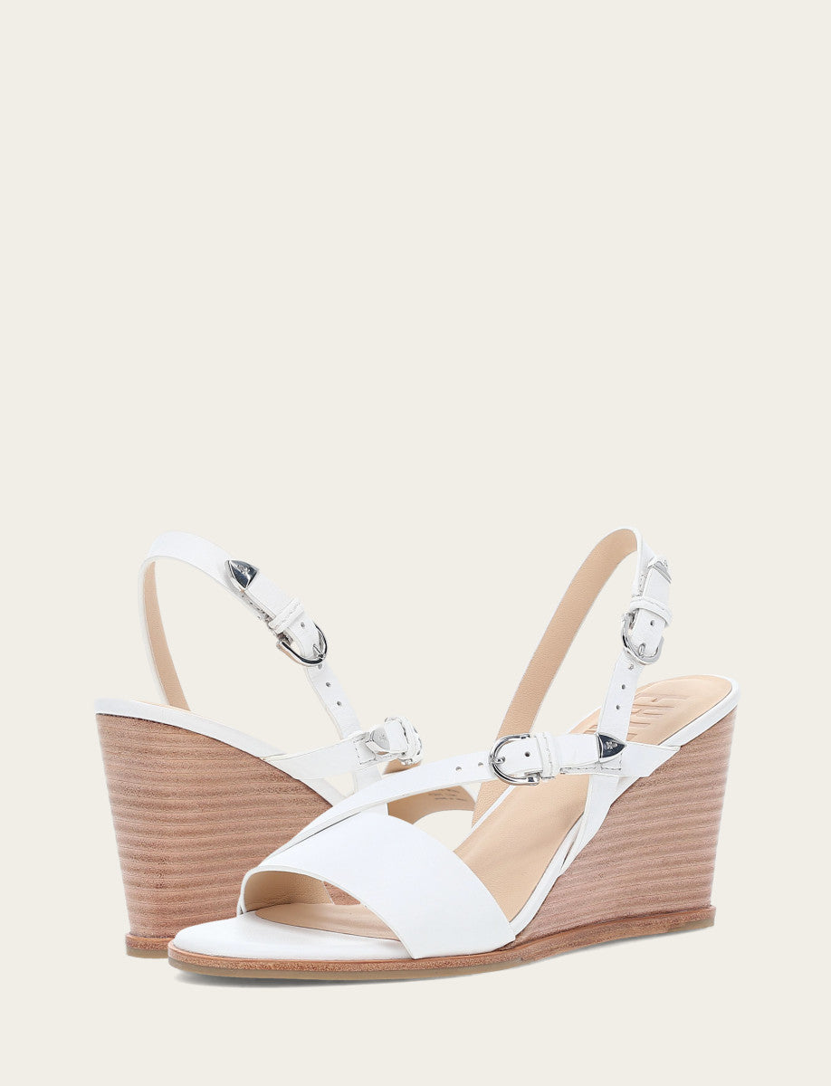 Frye Value | Women's White Rachel Buckle Sandals
