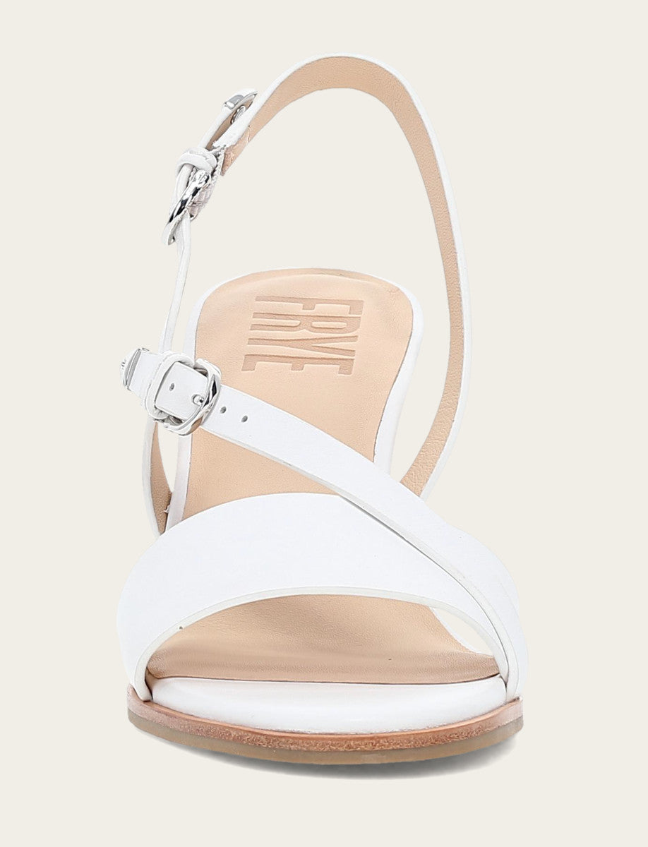 Frye Value | Women's White Rachel Buckle Sandals