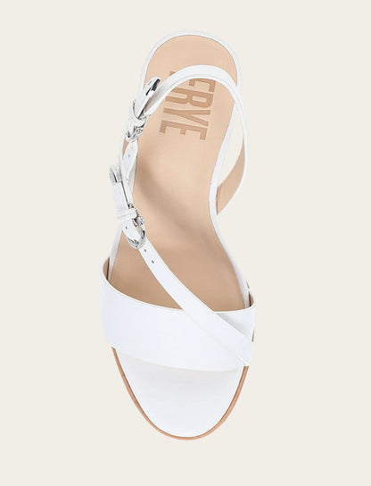 Frye Value | Women's White Rachel Buckle Sandals