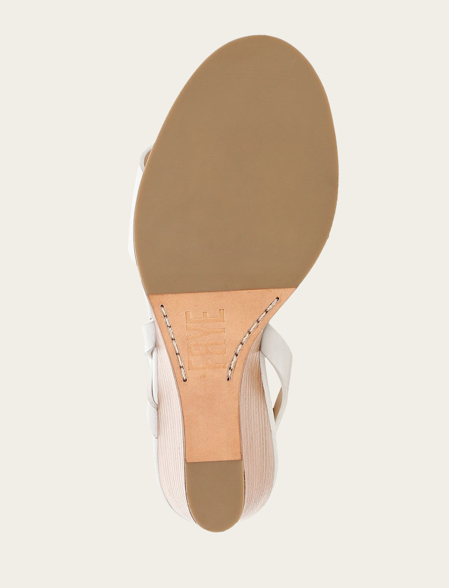Frye Value | Women's White Rachel Buckle Sandals