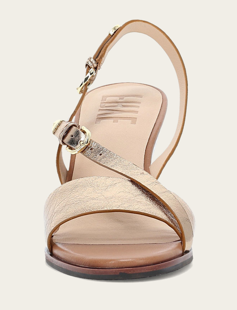Frye Quality | Women's Dark Gold Rachel Buckle Sandals