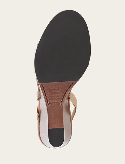 Frye Quality | Women's Dark Gold Rachel Buckle Sandals