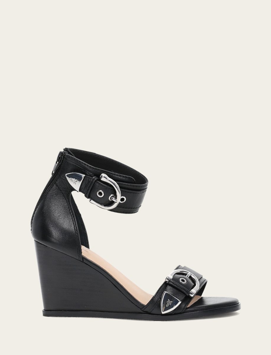 Frye Premium | Women's Black Rachel 2 Piece Sandals