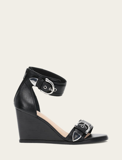 Frye Premium | Women's Black Rachel 2 Piece Sandals