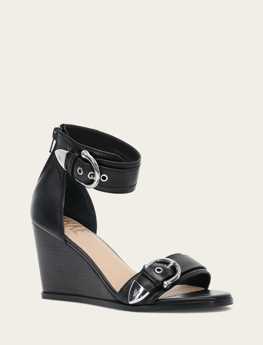 Frye Premium | Women's Black Rachel 2 Piece Sandals