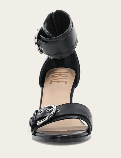 Frye Premium | Women's Black Rachel 2 Piece Sandals
