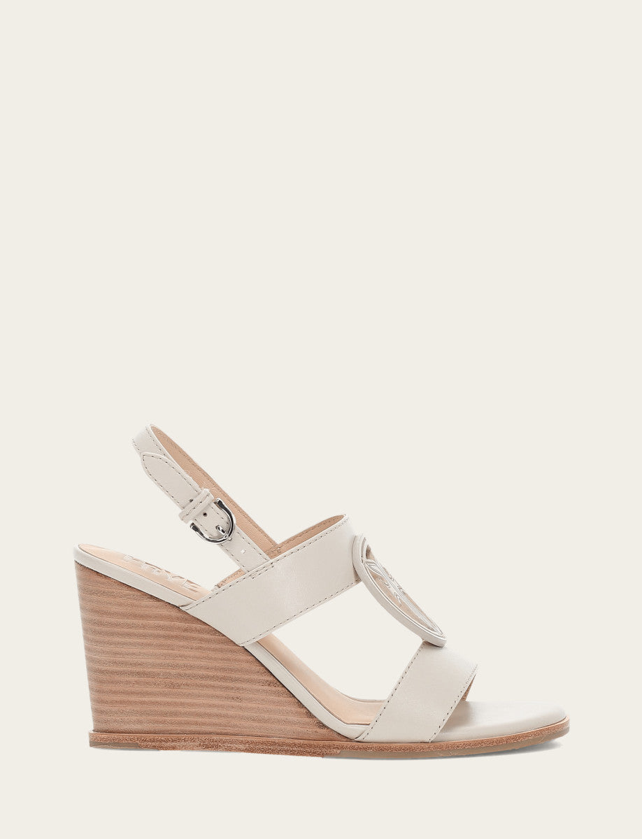 Frye Essential | Women's Ivory Rachel Logo Sandals
