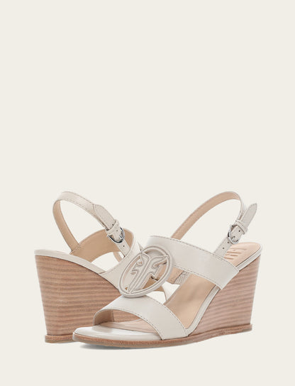 Frye Essential | Women's Ivory Rachel Logo Sandals