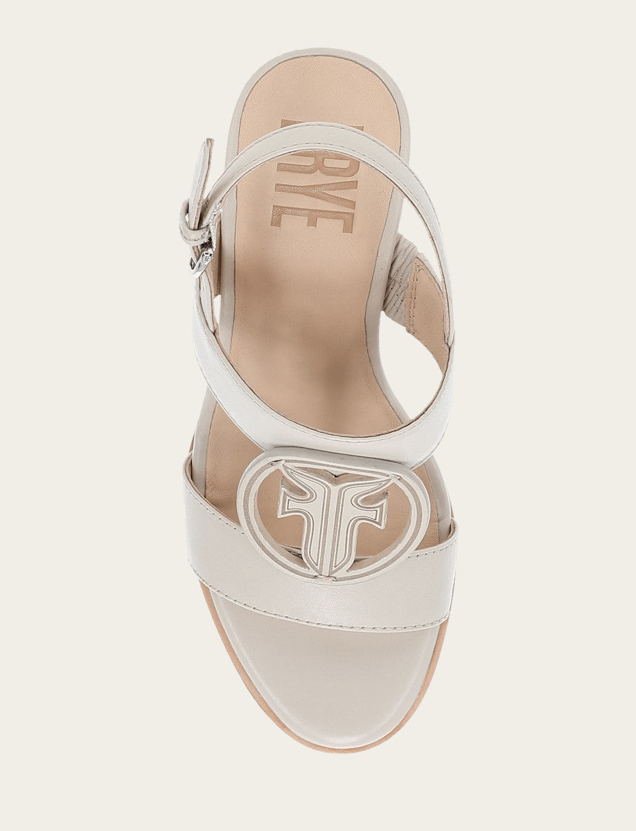 Frye Essential | Women's Ivory Rachel Logo Sandals