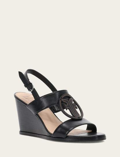 Frye Customer Favorite | Women's Black Rachel Logo Sandals