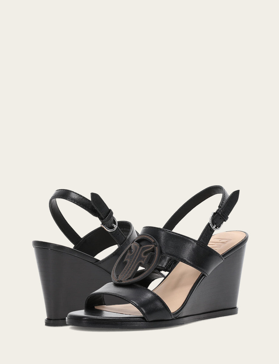 Frye Customer Favorite | Women's Black Rachel Logo Sandals