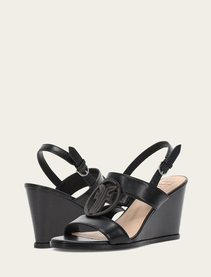 Frye Customer Favorite | Women's Black Rachel Logo Sandals