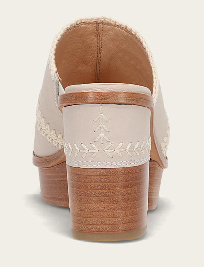 Frye New | Women's Ivory Pipa Crochet Platform Sandals