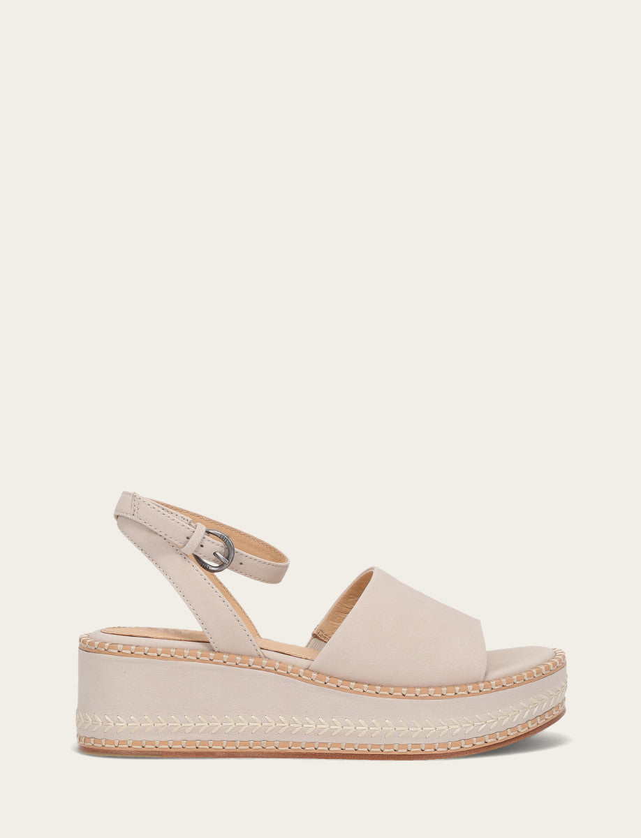 Frye Discount | Women's Ivory Joy Ankle Strap Platform Sandals