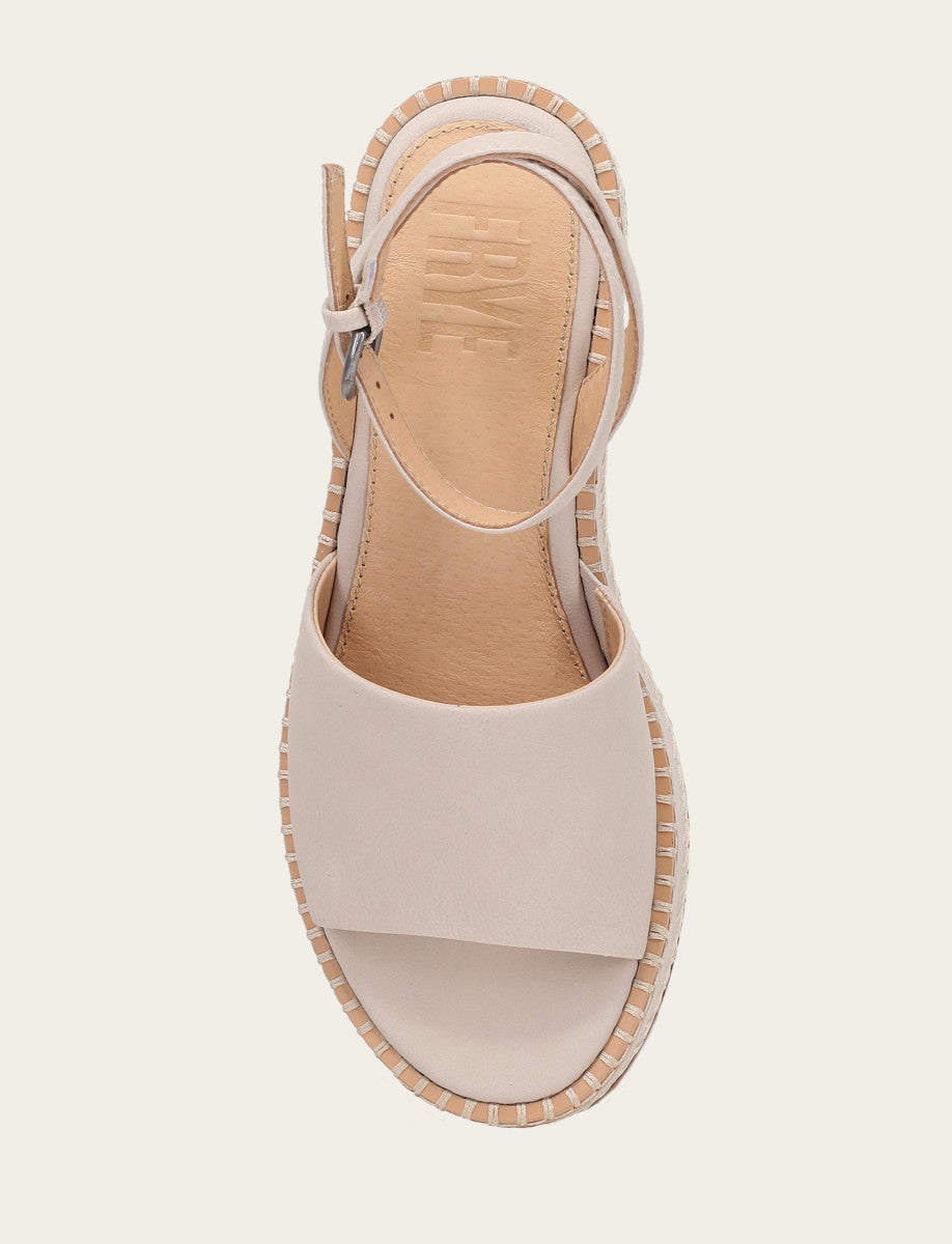 Frye Discount | Women's Ivory Joy Ankle Strap Platform Sandals