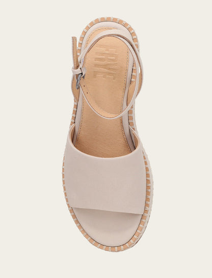 Frye Discount | Women's Ivory Joy Ankle Strap Platform Sandals