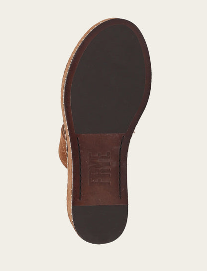 Frye Deals | Women's Bark Joy Woodstock 2 Band Platform Slide Sandals