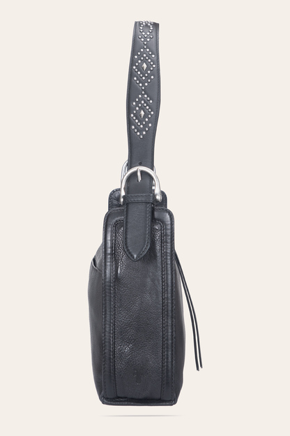Frye Best Seller | Women's Black Carla Studded Shoulder Bag