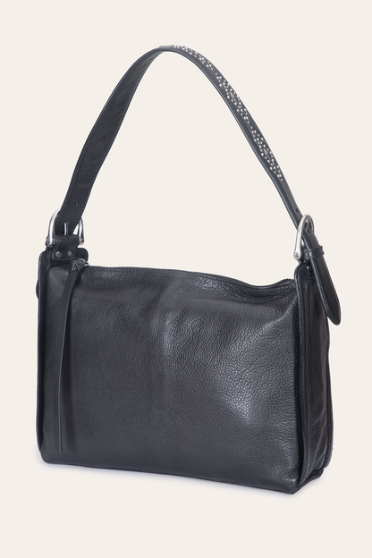 Frye Best Seller | Women's Black Carla Studded Shoulder Bag
