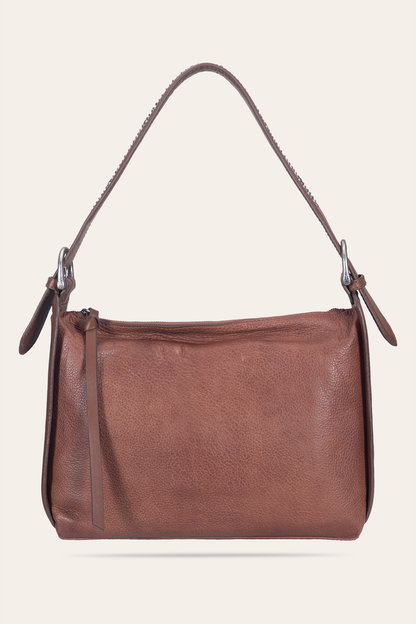 Frye Trending | Women's Cognac Carla Studded Shoulder Bag